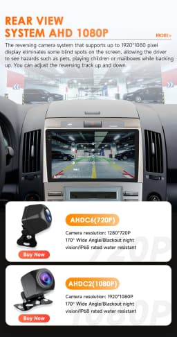 Hizpo Android 14 Car Radio For Toyota Corolla Verso AR10 2004 - 2009 Multimedia Video Auto Carplay Player GPS 360 Camera DSP GPS