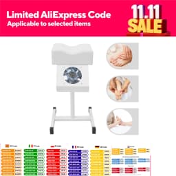 Professional Pedicure Stool Chair Beauty Salon Lift Stool Footrest Nail Bench Adjustable Manicure Chair W/Cleaning Fan
