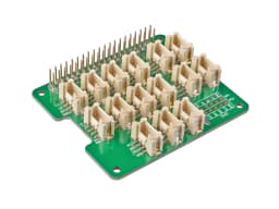 Grove Base Hat for Raspberry Pi, 24-Pin GPIO maintain, Grove interface 3× I2C, 1× UART, 6× Digital, 4× Analog, SWD Debug