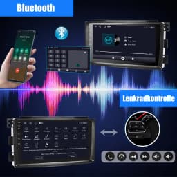 ESSGOO 9" Android 13 Car Stereo Radio Carplay/Android Auto Touchscreen GPS Nav BT RDS For Mercedes Benz Smart Fortwo 451 05-2010
