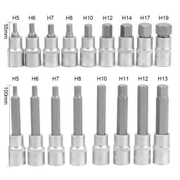 26/30/32Pcs Extended Socket Sleeve Set Pressure Bit Sleeve Set Wrench Head External Torx Socket Combo Kit Hand Tool