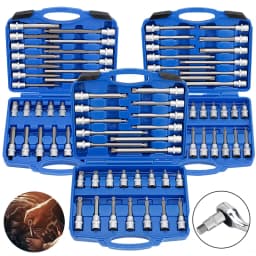 26/30/32Pcs Extended Socket Sleeve Set Pressure Bit Sleeve Set Wrench Head External Torx Socket Combo Kit Hand Tool