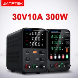 Wanptek DC Laboratory Power Supply Adjustable 30V 10A 60V 5A 120V 3A with USB Fast Charging Bench Power Supplies