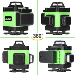 New 4D 16 Lines Laser Level Green Line 3° Self-leveling Laser Leveling Tool 360 Horizontal Ground Wall Sticker Home Improvement