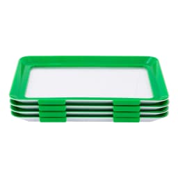 Vacuum Fresh-Keeping Tray Household Kitchen Food Preservation Tray Reusable Meat Dishes Refrigerator Storage Container 8/6/4Pcs