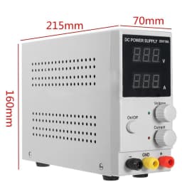 0-30V 0-10A Digital DC Power Supply Adjustable Power Supply Laboratory For Battery Charging, Car Dvds, Car Stereos