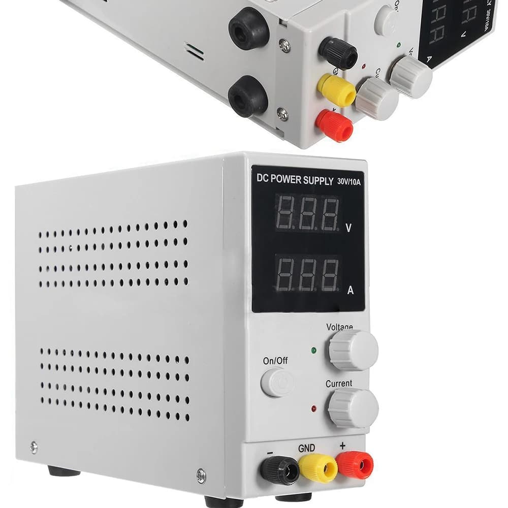 0-30V 0-10A Digital DC Power Supply Adjustable Power Supply Laboratory For Battery Charging, Car Dvds, Car Stereos