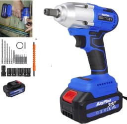 21V Electric Screwdriver Cordless Drill Impact Wrench Battery Impact Wrench 420NM Screwdriver 3IN1 Impact Brushless Wrench Tool