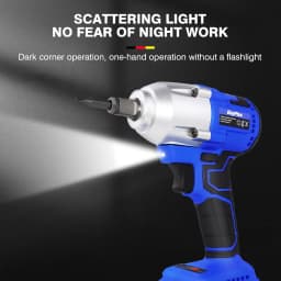 21V Electric Screwdriver Cordless Drill Impact Wrench Battery Impact Wrench 420NM Screwdriver 3IN1 Impact Brushless Wrench Tool