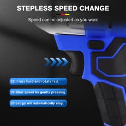 21V Electric Screwdriver Cordless Drill Impact Wrench Battery Impact Wrench 420NM Screwdriver 3IN1 Impact Brushless Wrench Tool