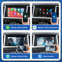 Wireless Android Auto for Mercedes Benz ML GL W166 X166 NTG4.5/4.7 2011-2015 with Carplay Interface Mirror Link AirPlay