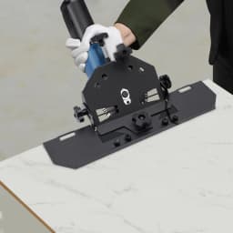 Angle Grinder Chamfer Bracket,Ceramic Tile Chamfer Stand For Cutting Ceramic Tiles, Chamfer Frame Fits 115 Or 125 Angle Grinders