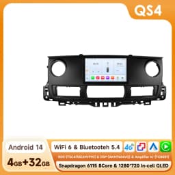 Hizpo 10.1inch Android14 Car Radio for Renault Master 2003 - 2011 RDS DSP GPS Navigation CarPlay BT 4G Snapdragon 6115 Headunit