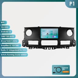 Hizpo 10.1inch Android14 Car Radio for Renault Master 2003 - 2011 RDS DSP GPS Navigation CarPlay BT 4G Snapdragon 6115 Headunit