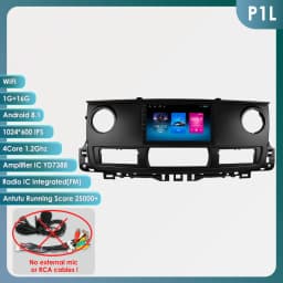 Hizpo 10.1inch Android14 Car Radio for Renault Master 2003 - 2011 RDS DSP GPS Navigation CarPlay BT 4G Snapdragon 6115 Headunit