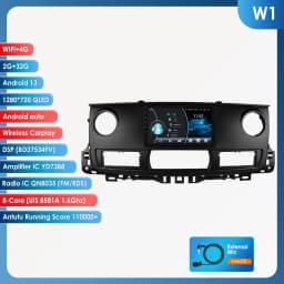 Hizpo 10.1inch Android14 Car Radio for Renault Master 2003 - 2011 RDS DSP GPS Navigation CarPlay BT 4G Snapdragon 6115 Headunit