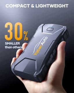 YABER 2000A Peak Current Car Jump Starter Portable Power Bank Mini Waterproof Auto Battery Charger External Battery