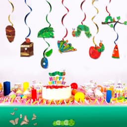 The Very Hungry Caterpillar Hanging Swirl, 20pcs Hungry Caterpillar Birthday Hanging Swirl, Caterpillar Butterfly Theme Hanging