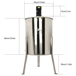 Electric Honey Extractor 201Stainless Steel Spinner Apiary Centrifuge Equipment Beekeeping Extraction Honeycomb Drum