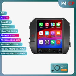 9.7" Hizpo Android Car Radio for KIA Sportage 3 2011 - 2016 Tesla Style Screen GPS RDS DSP 4G BT CarPlay Snapdragon 6115 360CAM