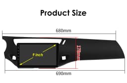 9" Hizpo 2Din Android13 Car Radio for Citroen C3 DS3 2010 - 2016 GPS RDS DSP BT Android Auto CarPlay UI8581 Intelligent System