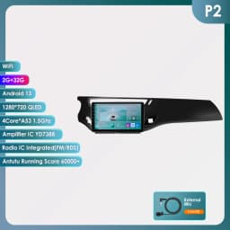9" Hizpo 2Din Android13 Car Radio for Citroen C3 DS3 2010 - 2016 GPS RDS DSP BT Android Auto CarPlay UI8581 Intelligent System