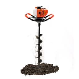 52CC 2-Stroke Petrol Earth Auger Post Hole Borer Ground Drill Digger +3 Bits 4/ 6/ 8 Inch