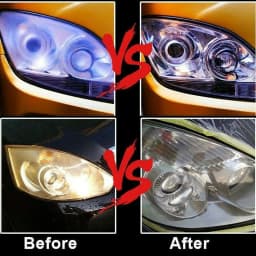Car Headlight Polishing Restoration Kit Auto Headlight Restorer Repair Set Workshop Tools 500ML Headlamp Liquid Polymer