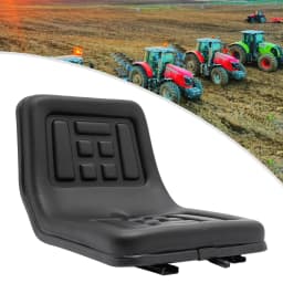 General Tractor Seat Forklift Seat with High Elastic Foam Cushion Waterproof and Shockproof Adjustable Base Adjustable Backrest
