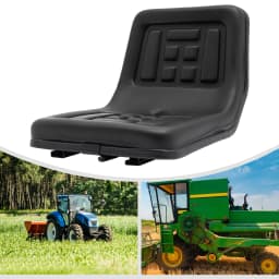 General Tractor Seat Forklift Seat with High Elastic Foam Cushion Waterproof and Shockproof Adjustable Base Adjustable Backrest