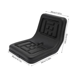 General Tractor Seat Forklift Seat with High Elastic Foam Cushion Waterproof and Shockproof Adjustable Base Adjustable Backrest
