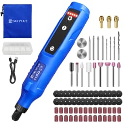 42W Cordless Rotary Tool Kit, 1.5Ah Li-Ion Battery,5 Variable Speed, 80pcs Accessories, for Grinding Carving Sanding Polishing