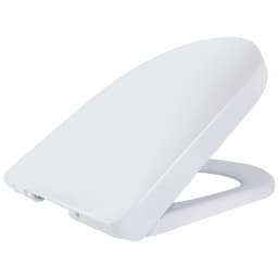 Toilet Seat, Sturdy PP Material, Soft Close, Quick Release Hinges, Antibacterial, Easy to Assemble and Clean