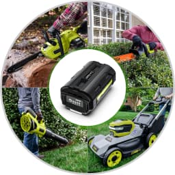 For Ryobi Battery 40V OP4050 6000mAh Lithium-ion Battery Replacement Battery For Ryobi OP4050 OP4060 Series Lawn Mowers Tool