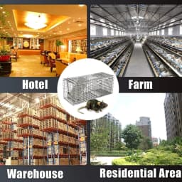 Animal Trap Animal Trap Cage Small Humane Capture Release Live Animal Trap Mouse Trap Rabbit Cage Mesh Rat Trap
