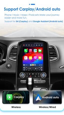 9.7'' Android 13 Car Multimedia GPS Player For Renault Scenic 2013 - 2024 Carplay 4G-LET Tesla Style 2din Autoradio 360Camera