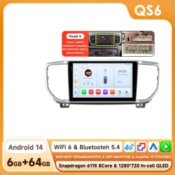 Hizpo 9inch AI Voice Car Radio For Kia Sportage 4 QI KX5 2018 - 2021 Carplay 2din GPS Navi Stereo Android Auto Multimedia Player