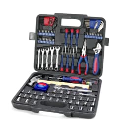 WORKPRO 165 PCS Home Tool Set Wrench Screwdriver Plier Socket Hand Tool Set For Household Reparing with Solid Carrying Tool Box