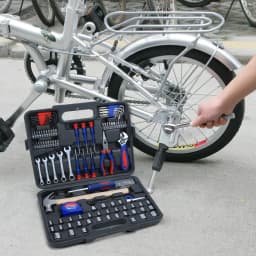 WORKPRO 165 PCS Home Tool Set Wrench Screwdriver Plier Socket Hand Tool Set For Household Reparing with Solid Carrying Tool Box