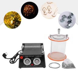110V 80W Polishing Machine CE 5kg Capacity 5-speed Adjustable for Coins Metals Timing Design Wide Application Anti-corrosion