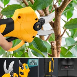 30mm Brushless Electric Pruning Shears 2 Gears Fruit Tree Bonsai Shrub Pruning Electric Scissors For Makita 18V Battery Pin
