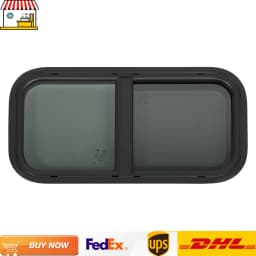 RV Window Caravan Window| Tempered Glass Universal Camper Travel Trailer Sliding Window|27.56*15.75inch