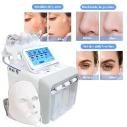 AOKO 7 in 1 H2O2 Hydro Dermabrasion Facial Machine Water Oxygen Skin Cleaning Lifting Professional Aqua Peeling Beauty Device