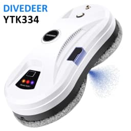 DIVEDEER Window Cleaning Robot Water Spray Ultrathin electric Window Robot Vacuum Cleaner for Home