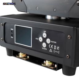 2Pcs SHEHDS LED Beam Spot 2in1 200W Moving Head With Flight Case DMX512 for Disco Party DJ Projetor