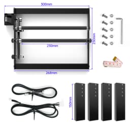 SCULPFUN Laser Engraver Roller Y-axis Rotary Roller for Engraving Cylindrical Objects Cans