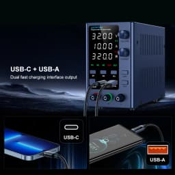 Wanptek Laboratory Power Supply 30V 5A 30V 10A 60V 5A 120V 3A Encoder Adjustable Voltage Current Lab Bench DC Power Supply