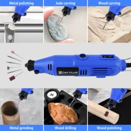 300W Power Electric Rotary Tool With 80pc Accessories Mini Rotary Multi-Tool Kit,6Variable Speed Electric Grinder Set