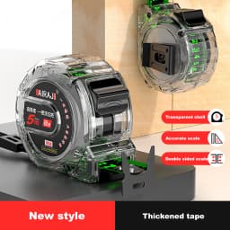 Tape Measure Scale Retractable 5M/25mm Precision And Durable Self-Lock Measuring Ruler Woodworking Tape Precise And Clear Tape