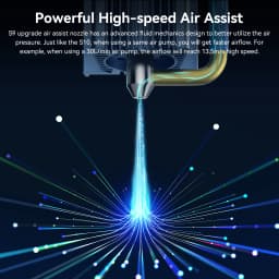 SCULPFUN S9 Air Assist Nozzle Kit High Speed Air Assist Full Metal Structure Engraver Accessory